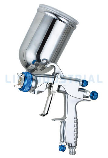 LS101G Gravity Feed -ruiskupistooli 400 ml:n sivupainokupilla